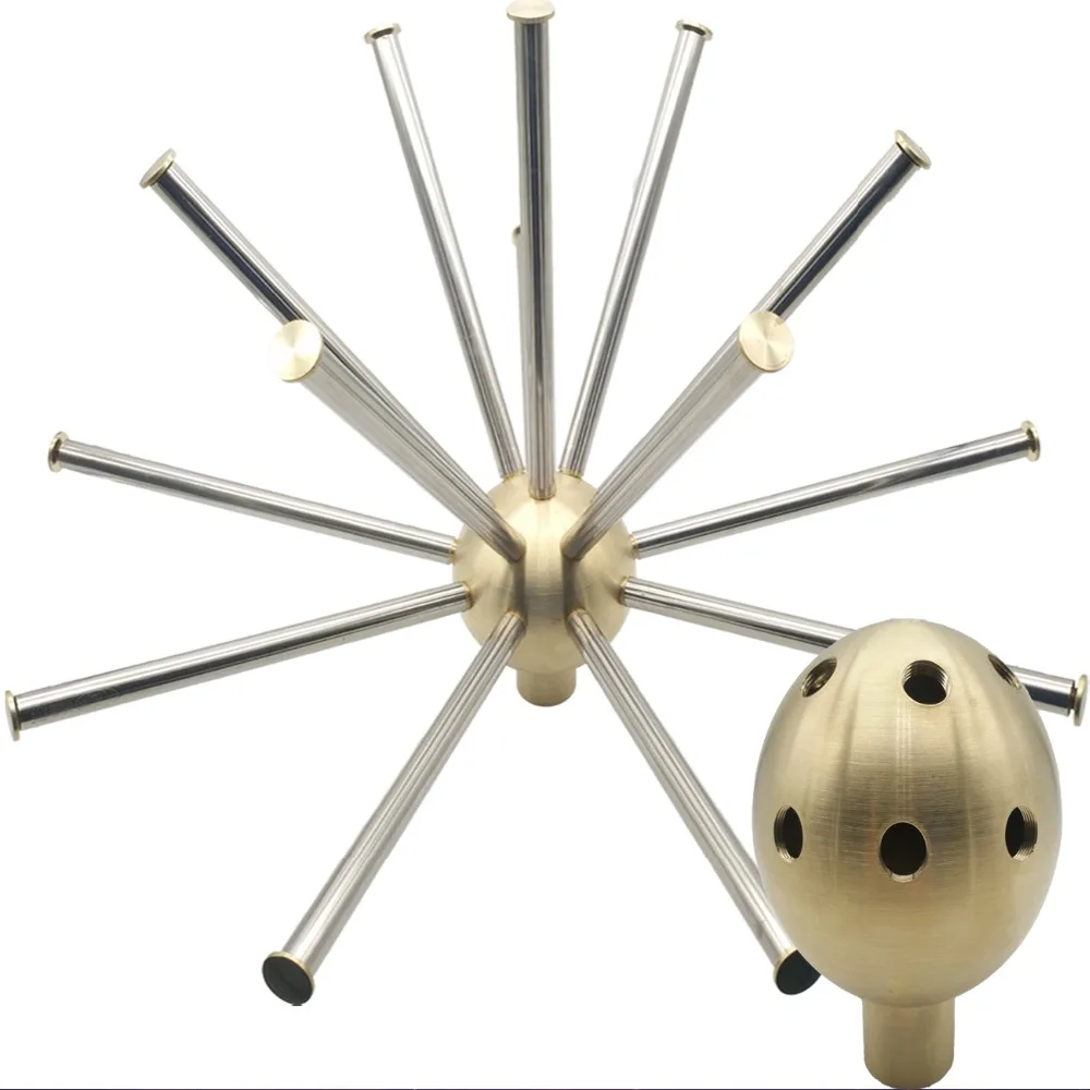 Бронзовый Сферический фонтан 3 дюйма с бронзовым шариком одуванчика спринклер