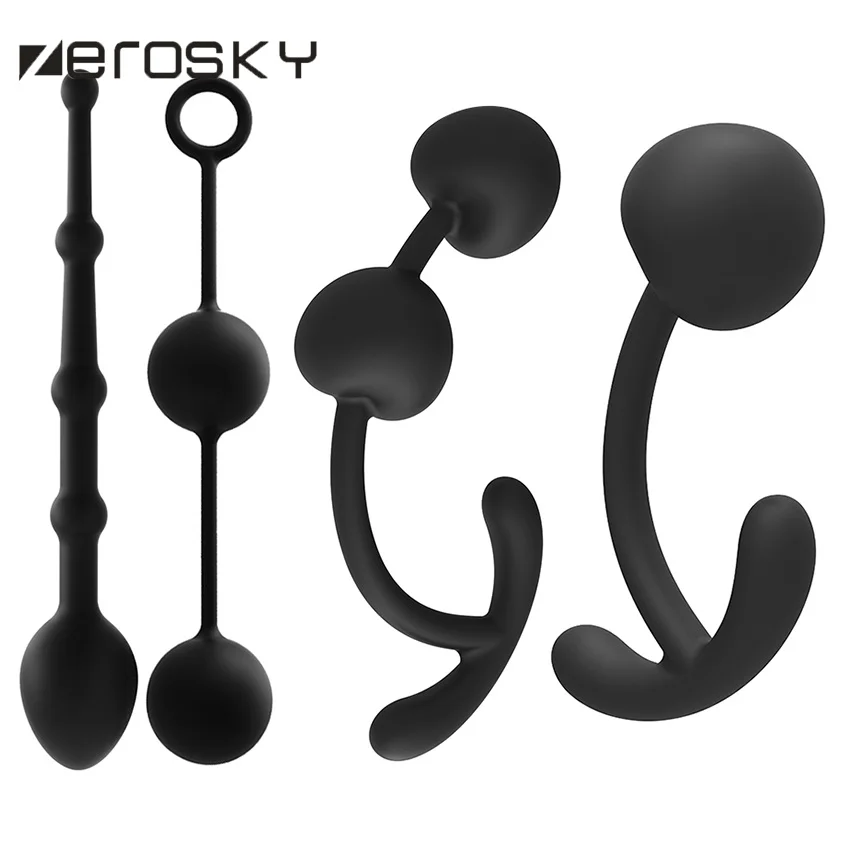 Zerosky Sex Anal Toys For women Beads Butt Plug Vibrator Masturbation Dildo G spot Adult Products |