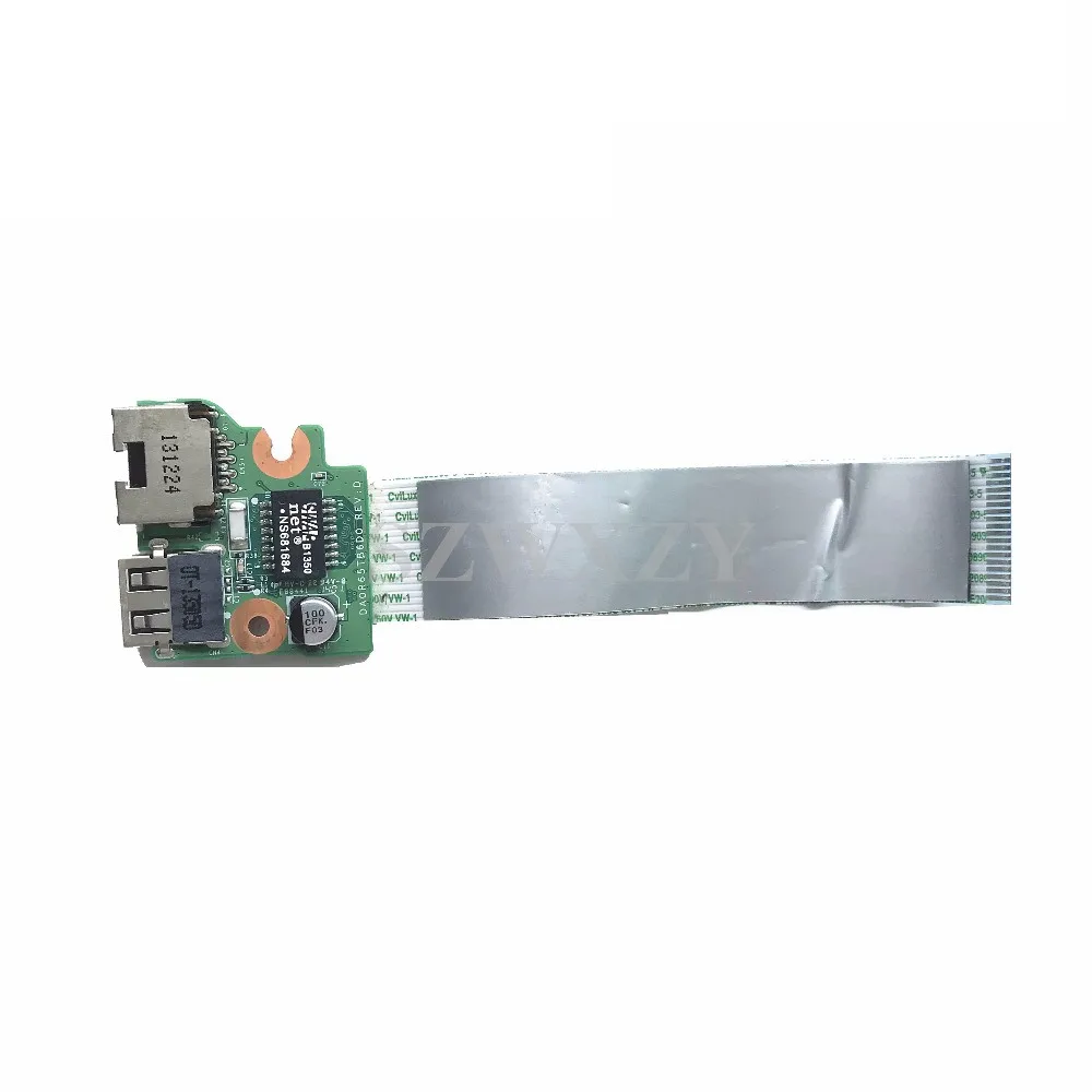Оригинальная плата для порта Ethernet USB HP 15 E 17 DA0R65TB6D0 полностью протестирована