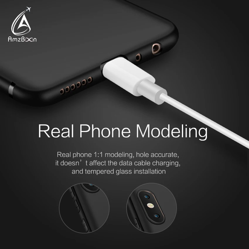 Amzboon роскошный ТПУ матовый защитный чехол для Xiaomi Redmi Note 5 Pro телефона с защитой от