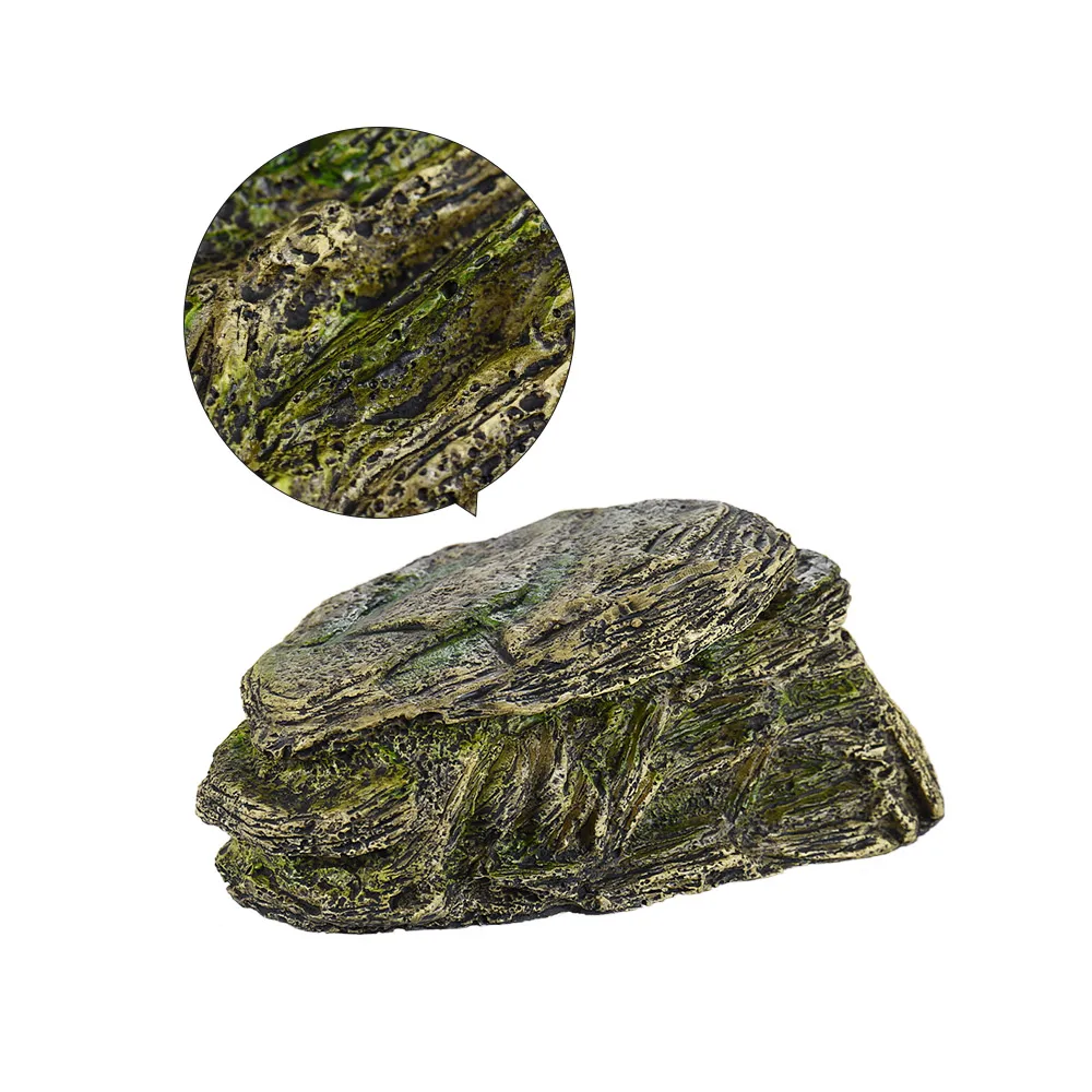 Аквариумное украшение имитация скрывающей пещеры ландшафт экологически чистый