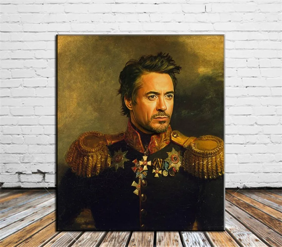 Robert Downey Jr King Canvas Painting Living Room Home Decor Modern Mural Art Oil Painting#79 | Дом и сад