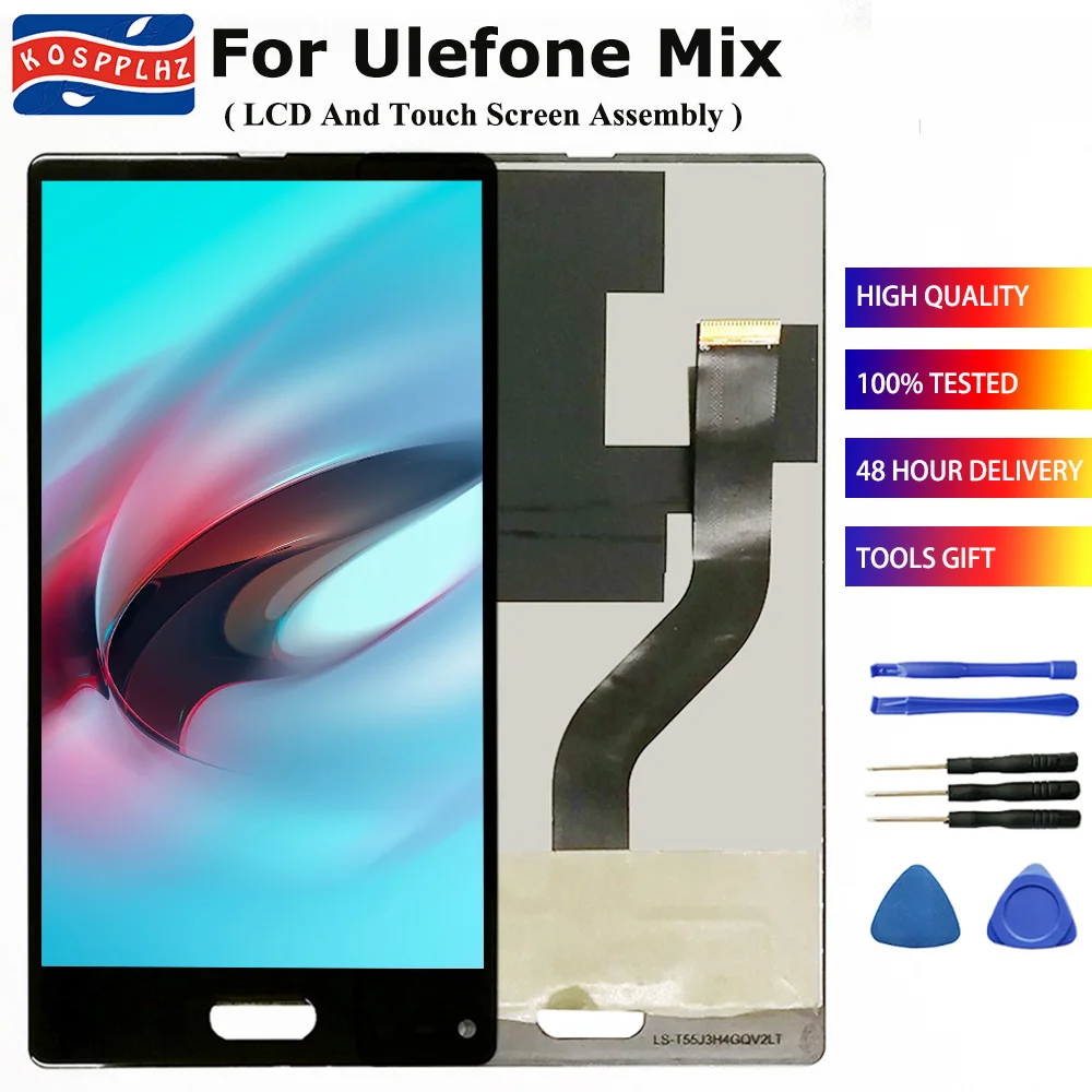 KOSPPLHZ оригинальный для Ulefone MIX ЖК дисплей + сенсорный экран сенсорного дигитайзера