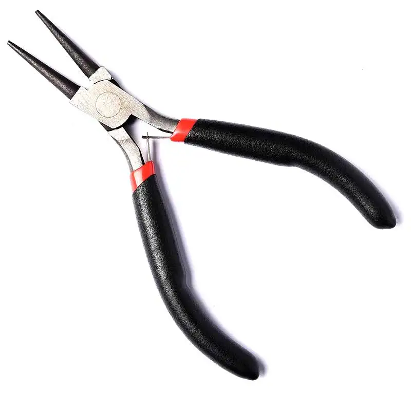 

5pcs Jeweler Pliers DIY Tool Set Round Long Bent Daigonal Side Cutter End Cutting Nose Jewelry Making Beading Wire CLH