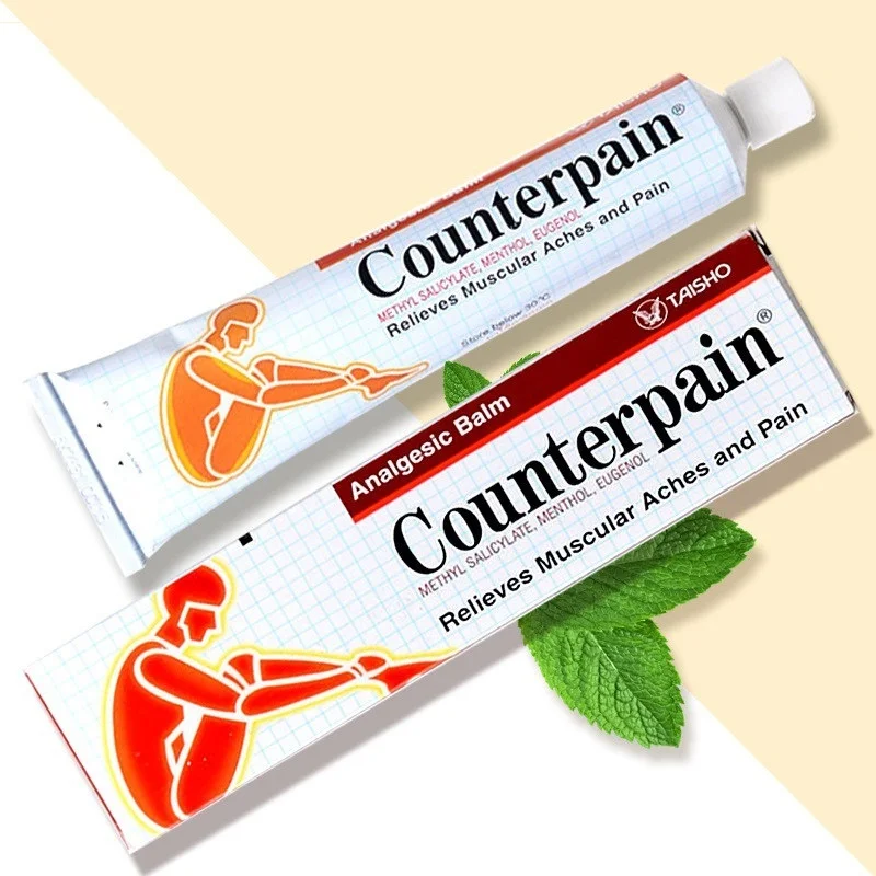 

120g Counterpain Analgesic Ointment Relieves Joint Arthritis Pain Muscle Ache Sports Injury Sprain Massage Thailand