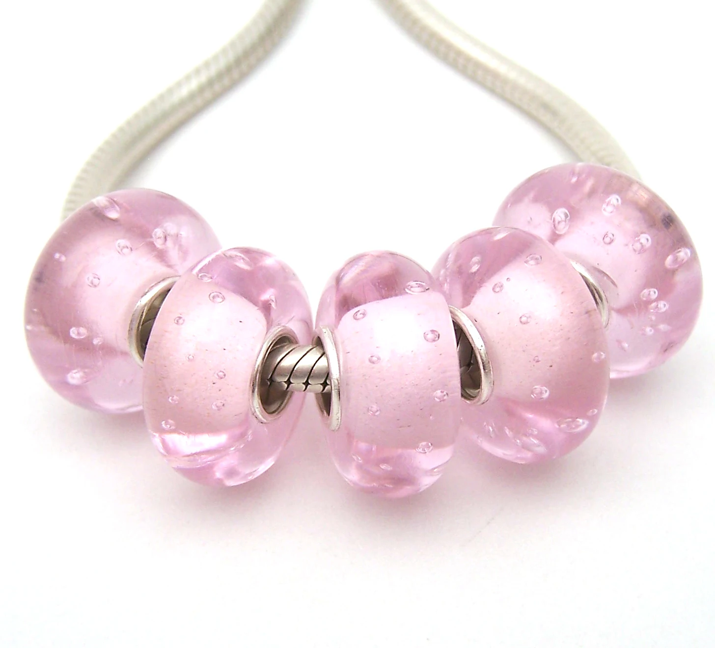 JGWGT 781 5X 100% Authenticity S925 Sterling Silver Beads Murano Glass beads Fit European Charms Bracelet diy jewelry Lampwork | Украшения