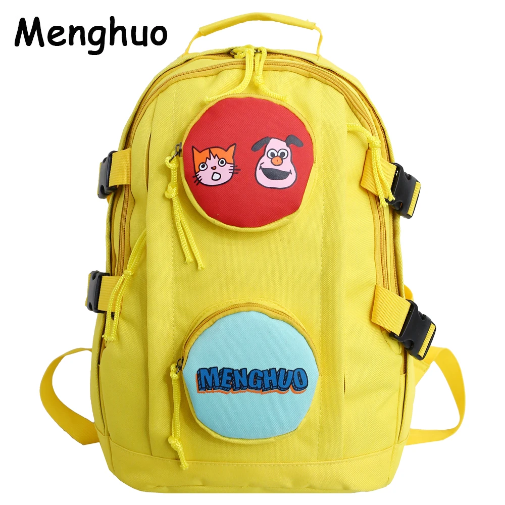 Menghuo новый модный рюкзак для женщин и мужчин сумка книг Mochila Feminina Mujer 2018 дорожные