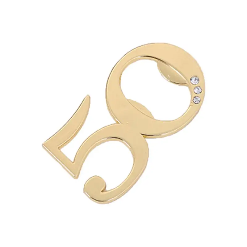 Novelty Golden Digital 50 Beer Bottle Opener 50th Anniversary Birthday Souvenir For Guest Wedding Engagement Party Gift