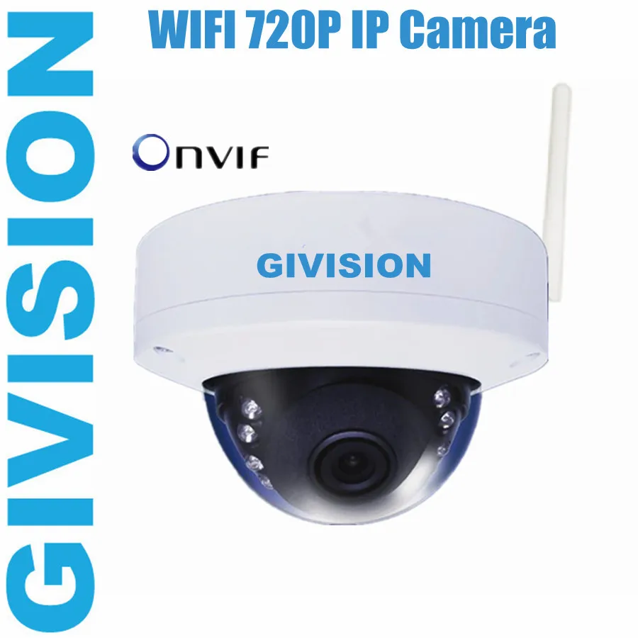 Мини видеонаблюдения ip камера беспроводная wi fi 720 P HD инфракрасный ик купольная