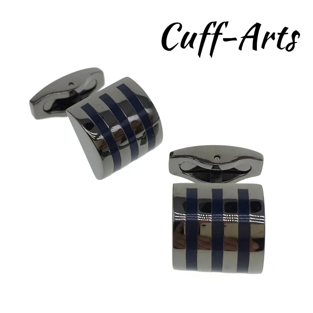 Cuffarts Cufflinks For Men Blue Enamel Classic Square Gift Masonic Like James Bond Cuff Links | Украшения и аксессуары