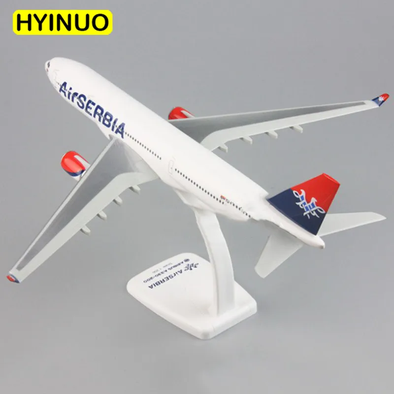 30 см 1:200 Airbus A330-200 модель Air Serbia airline way с базовым сплавом самолета Коллекционная