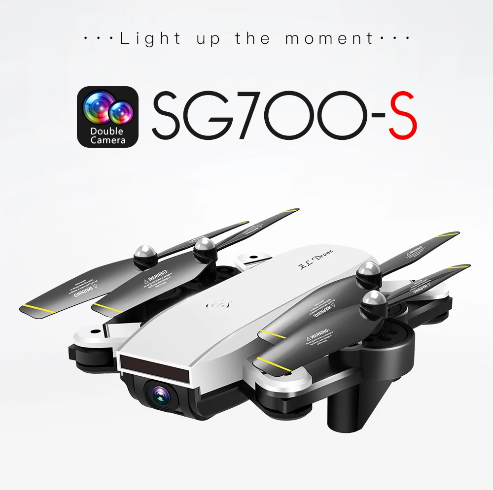 

SG700-S 4K камера Дрон с WIFI FPV двойная камера Follow Me Hold складной 720P 1080p 4K HD Радиоуправляемый вертолет Квадрокоптер игрушки