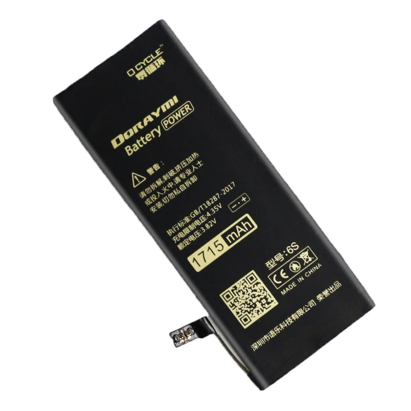 Оригинальный запасной аккумулятор для телефона DORAYMI iPhone 6S iPhone6S 1715mAh литий-ионная