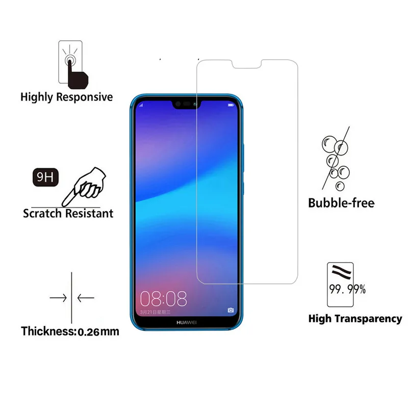 Защитное стекло для huawei p20 lite p10 plus p9 mini p8 защита экрана hauwei huawe p 8 9 10 20 легкая