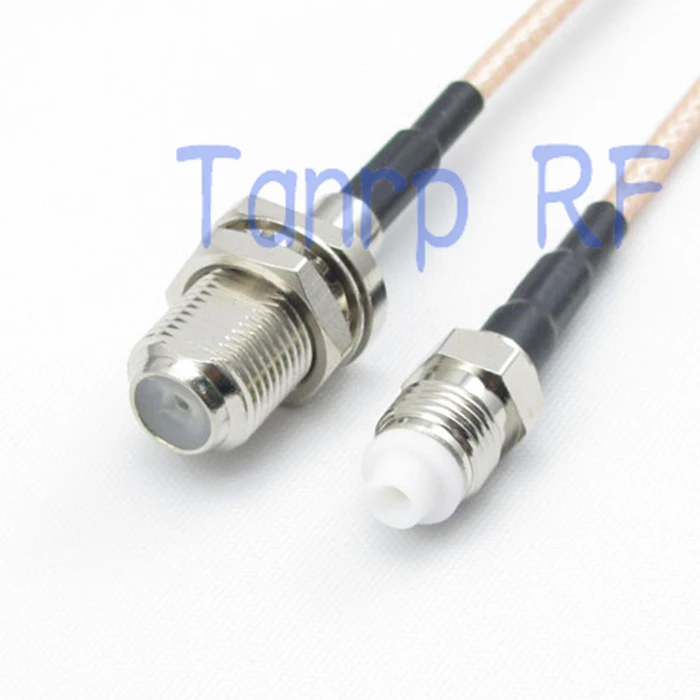 

10PCS 15CM Pigtail coaxial jumper cable RG316 extension cord 6inch F female jack to FME female jack RF adapter connector