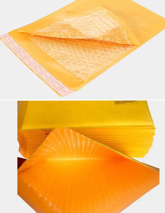 Крафт-бумага с пузырчатой подкладкой конверты для почтовых отправлений