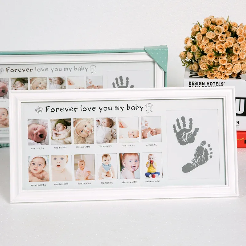 Детское платье в европейском стиле DIY отпечаток Handprint след фото картинки рамки