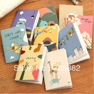 

1PC/lot Cute cartoon animal series small memo pad,gift stationery notebook(ss-1439)