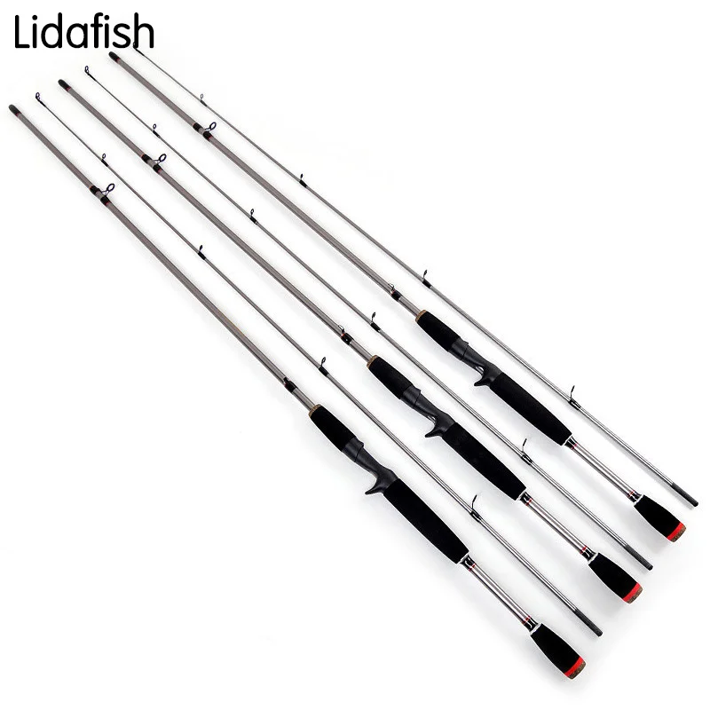 LIDAFISH м Мощность леска wt.1/8-3/4 oz мягкое углеродное волокно Спиннинг Литья Рыбы стержни 1,8 м Портативный для карпа стержней GTY-60