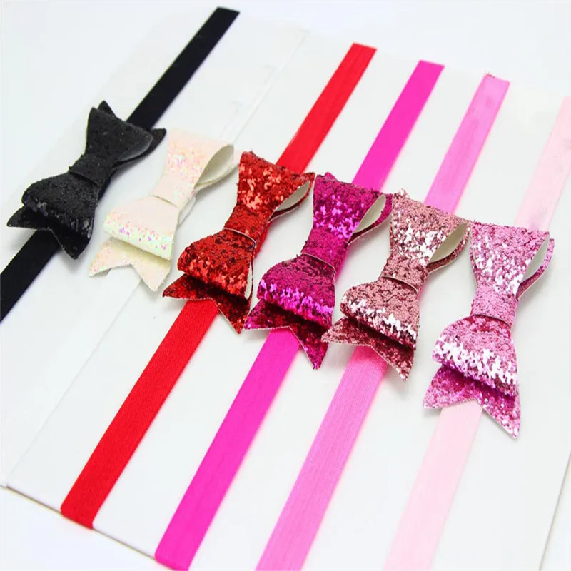 Милая Детская повязка на голову с большим цветком для девочки бант эластичная