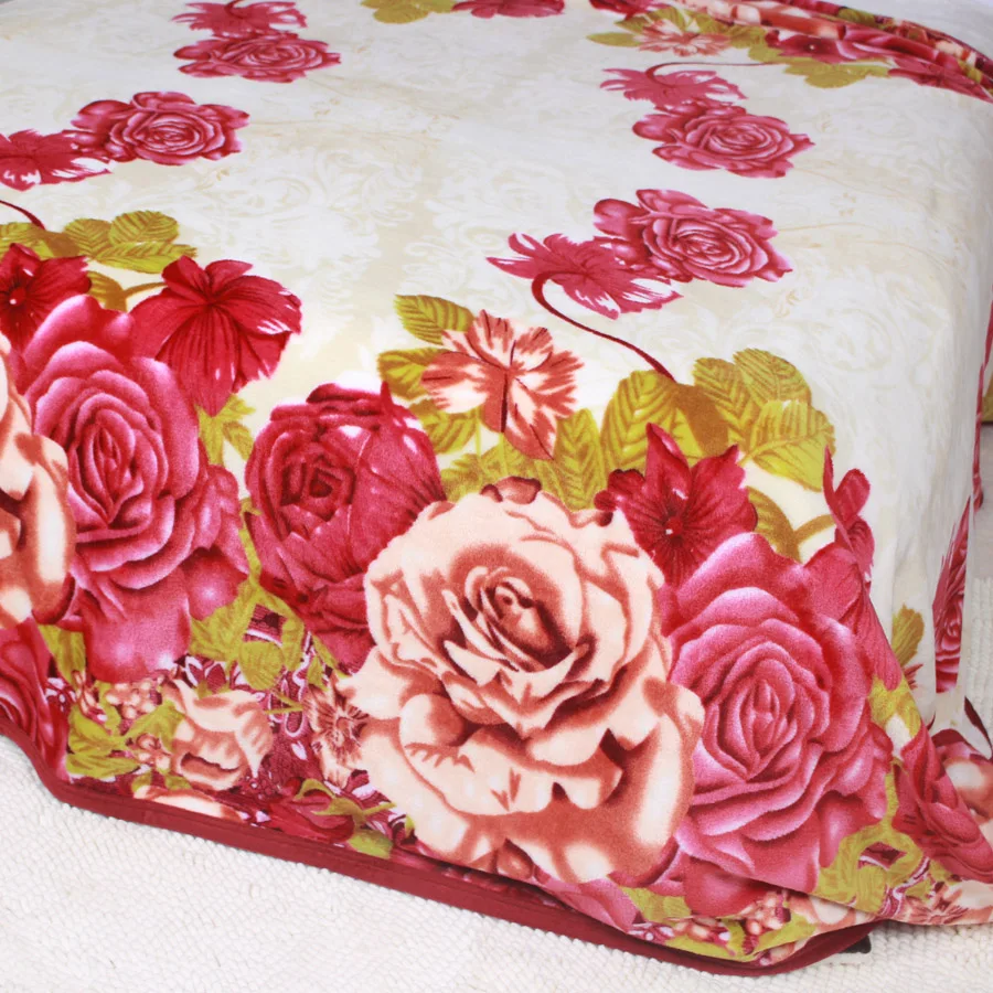 Флисовое одеяло с цветочным принтом 230x240 см|fleece blanket|blankets for bedsthrow blanket |