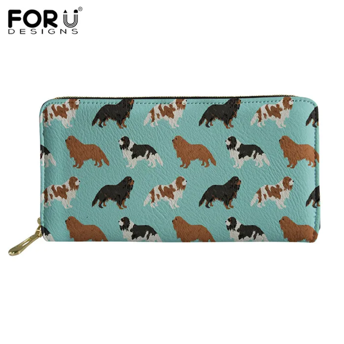 YQ3138Z21 FORUDESIGNS Cavalier King Charles Spaniel Dog Women Purses and Handbags 2pcs/Set Shoulder Bags Big Capacity Causal Totes Bolsos - Цвет: YQ3138Z21