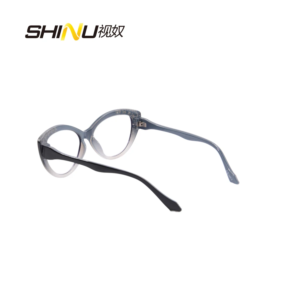 Шину бриллиантовое очки формы &quotкошачий глаз&quot в прогрессивная multi фокусным для
