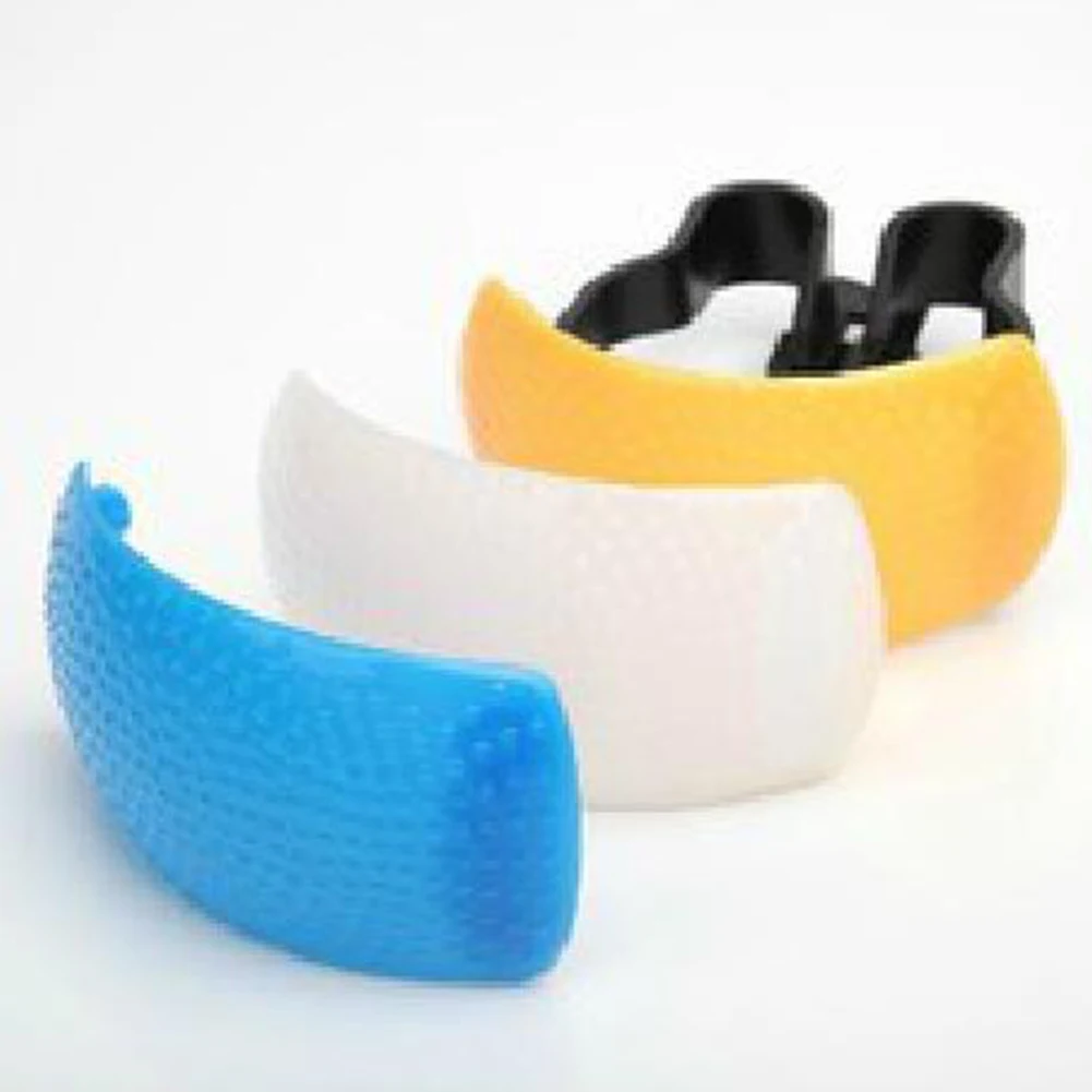 3 цвета пластиковая камера Универсальный мягкий компактный рассеиватель легко