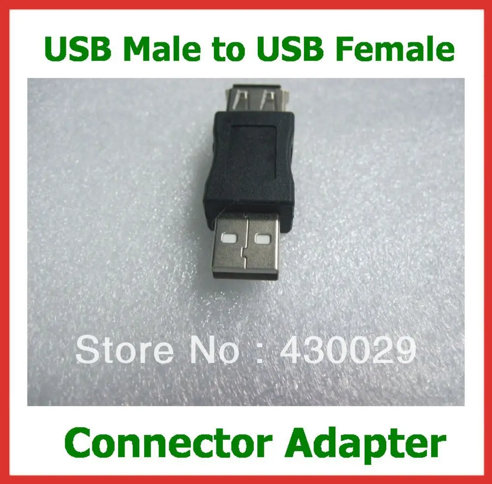 

50 шт., адаптер USB «папа»-USB «мама»