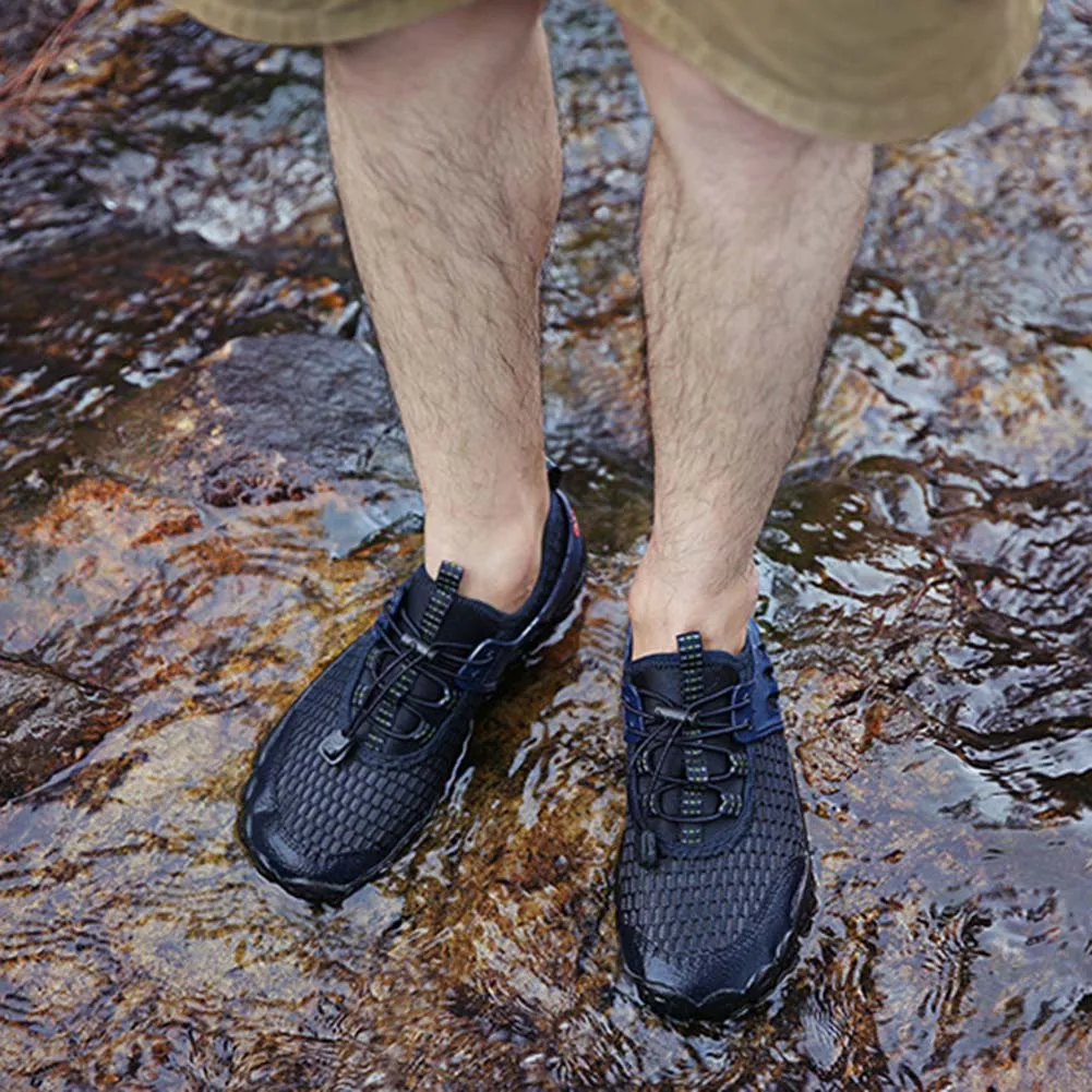 

Men Water Shoes Sports Aqua Barefoot Quick Dry Breathable Non-Slip for Mountaineering Outdoor DX88