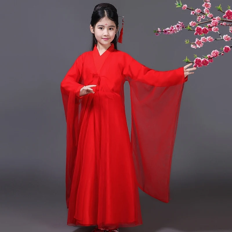 Традиционные китайские танцевальные костюмы для девочек ming opera детские платья