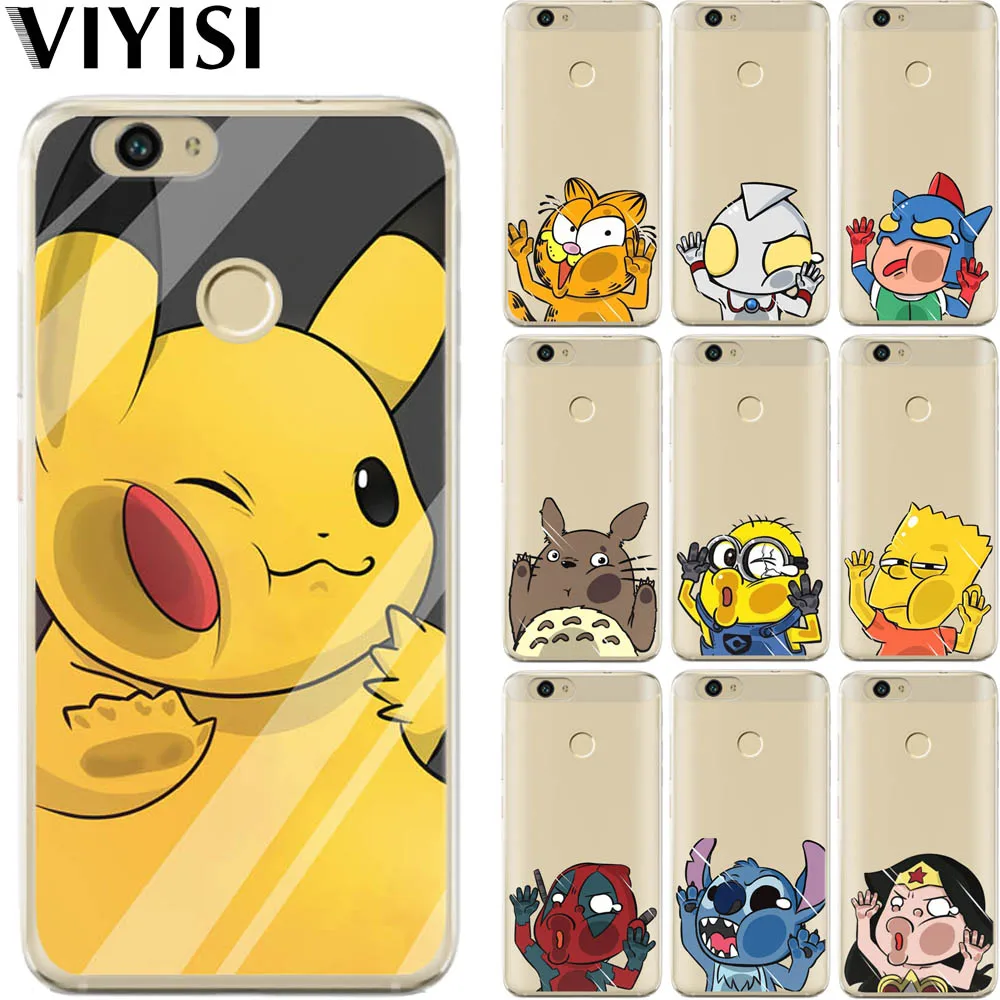 VIYISI для huawei Y5 2017 Y6 II Pro Y7 Nova 2 P10 плюс P8 P9 Lite Honor 9 6A коврики 10 p10 lite мультфильм чехол