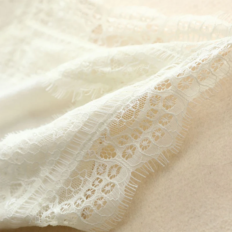 Новое поступление 100% Кашемировые топы с кружевом весенние вязаные базовые белые