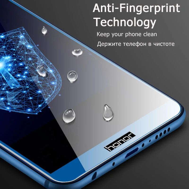 Закаленное стекло с полным покрытием для Huawei Honor 7X Защитное honor 8X|full cover|tempered glass