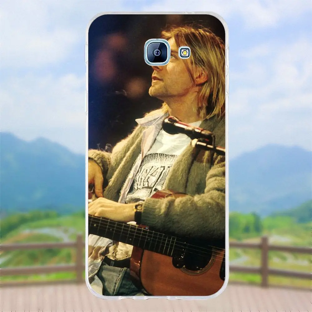 Vvcqod для samsung Galaxy A3 A5 A7 J1 J2 J3 J5 J7 2015 2016 2017 ТПУ чехлы накладки Nirvana Kurt Cobain фотосъемки в