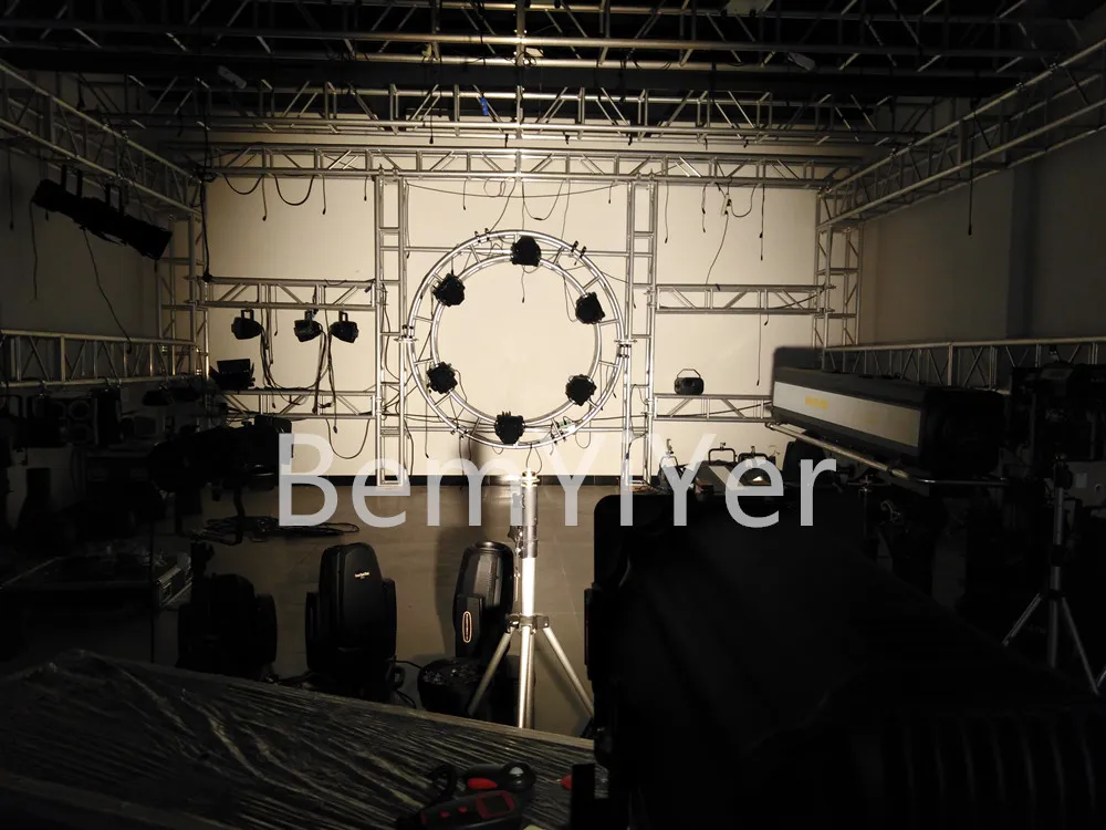 Bemyiyer 1 шт. Светодиодный прожектор fresnel/200 Вт теплый белый/ручной зум для