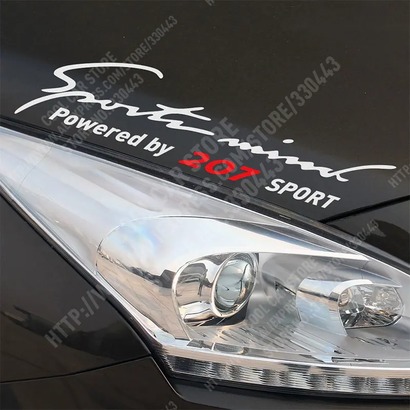 

10 Pieces Customization Sports Mind Exterior Accessories For Peugeot 207 Accessories Car Covers Sticker Decal Car Styling