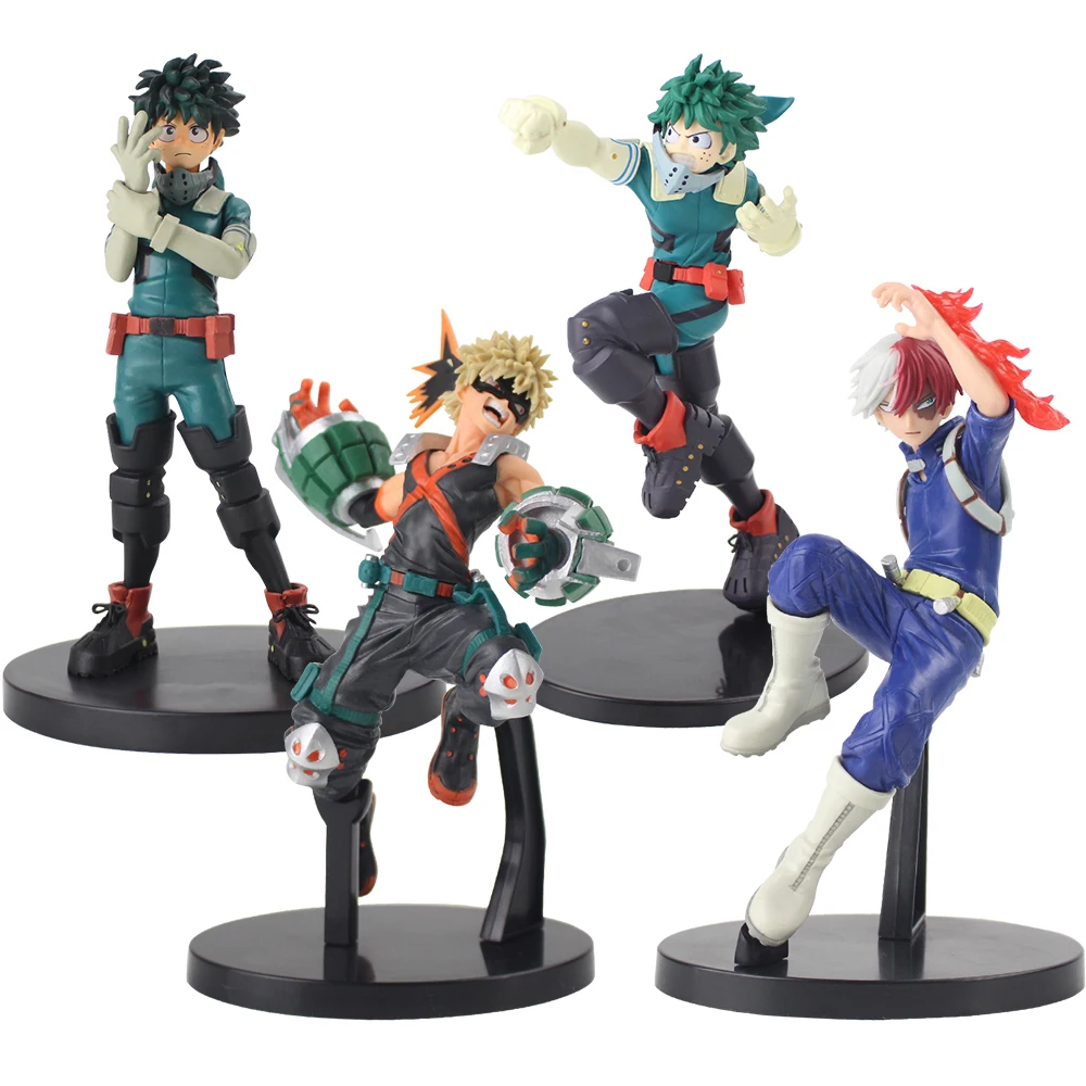

My Hero Academia Figure Toys The Amazing Heroes Izuku Midoriya Todoroki Shoto Bakugou Katsuki PVC Model Toy Decoration Dolls