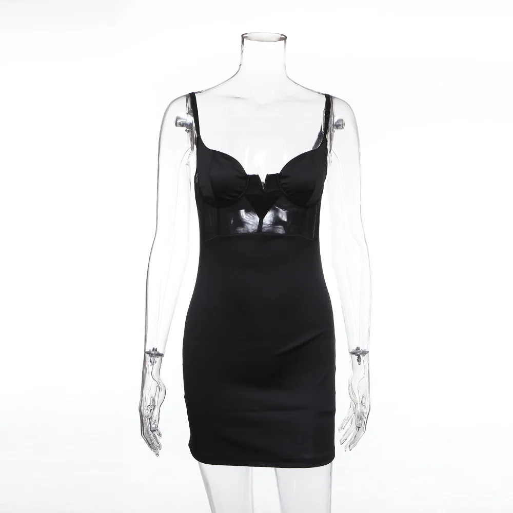 Вечерние платья, новое тепловое комбинированное газовое платье с прорезями просматривающееся, облегающее грудь, мини-платье, Элегантное летнее платье, Vestidos