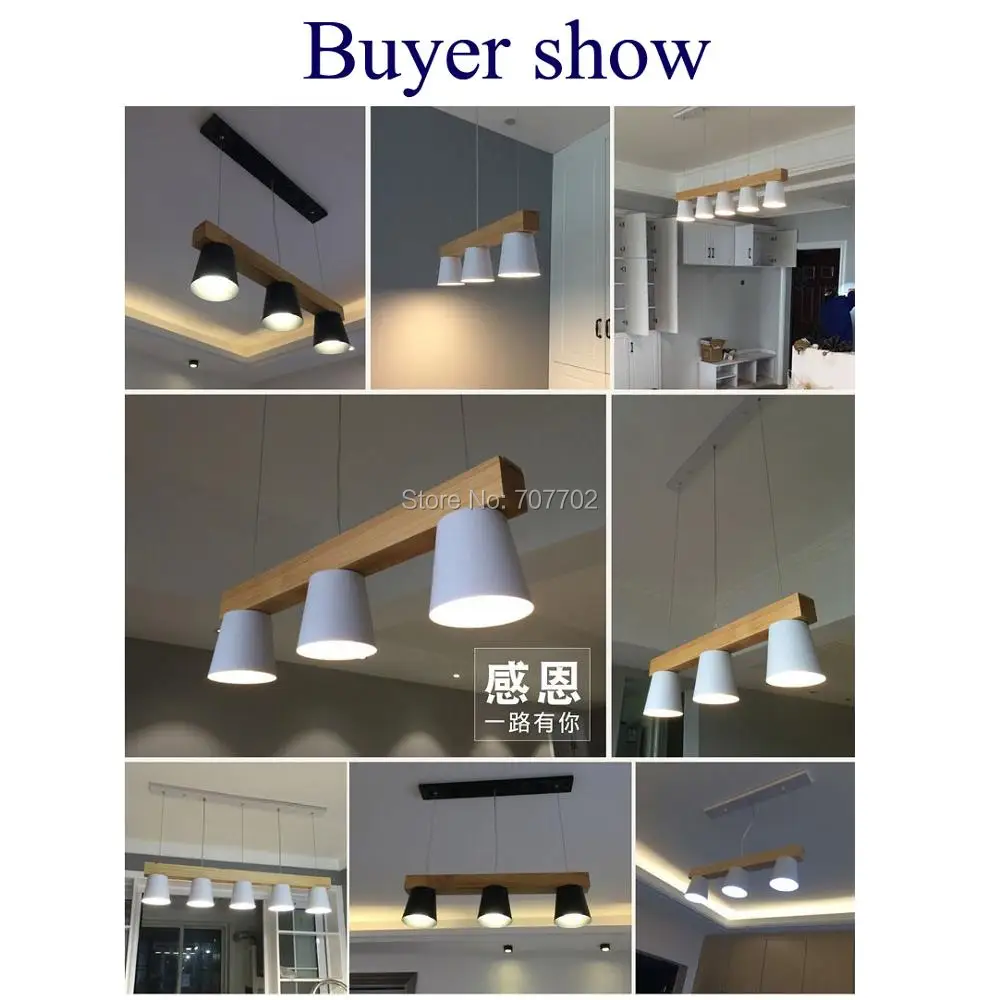 Хит современные подвесные светильники для гостиной столовой офиса белого и