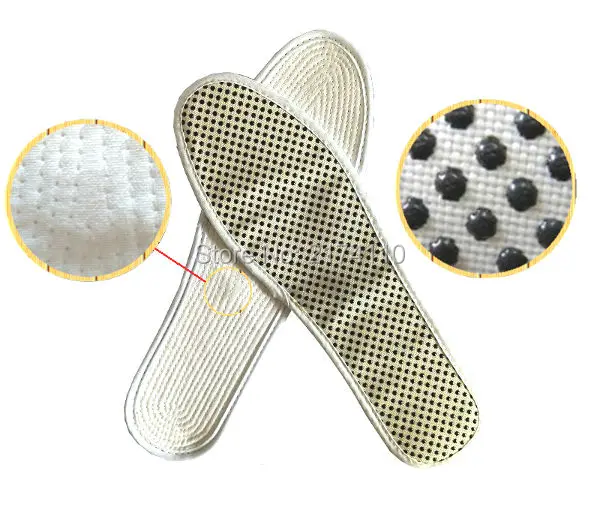 3 пар/лот Горячая Распродажа натуральный Отопление терапия массаж ног стельки