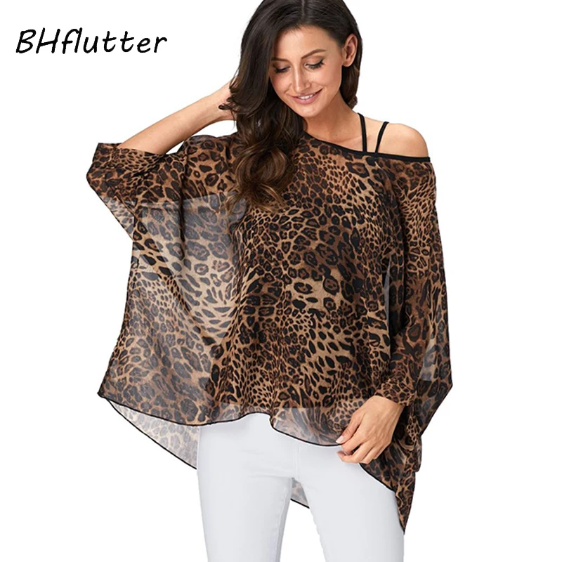 BHflutter 4XL 5XL 6XL размера плюс блузка рубашка для женщин новые полосатые летние топы с