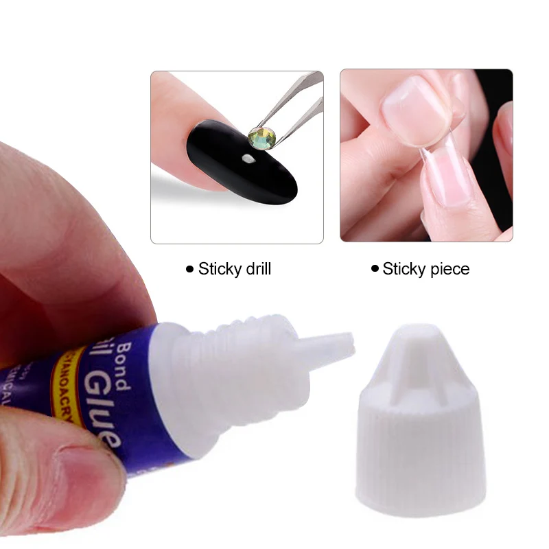 Клей для ногтей Saviland 3g блестящий акриловый клей жидкие инструменты маникюра|Клей