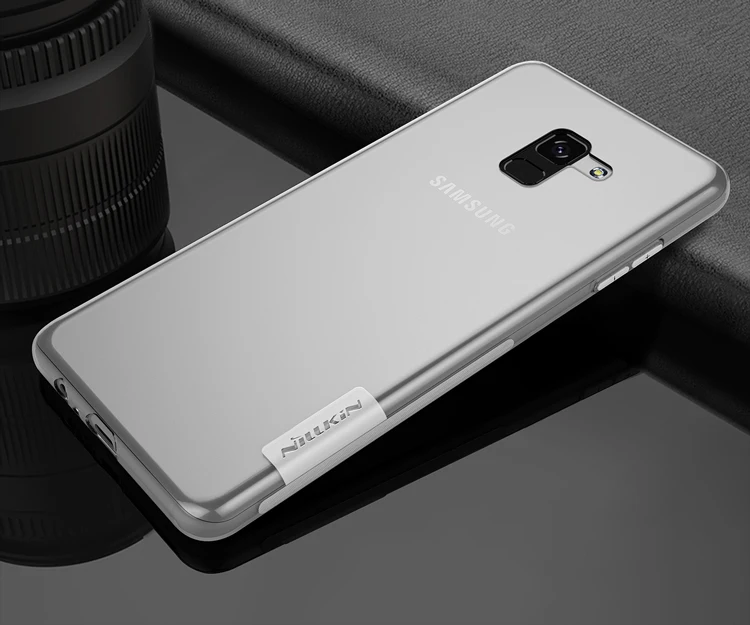 Для samsung A8 Plus чехол Nillkin серия природы прозрачный мягкий чехол на заднюю панель TPU чехол для samsung Galaxy A8+ Plus 6,0 дюймов