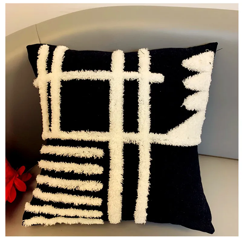 2шт 45*45 cmTufting наволочка с хлопковое постельное белье бросок наволочка slipcovers диван кровать наволочка