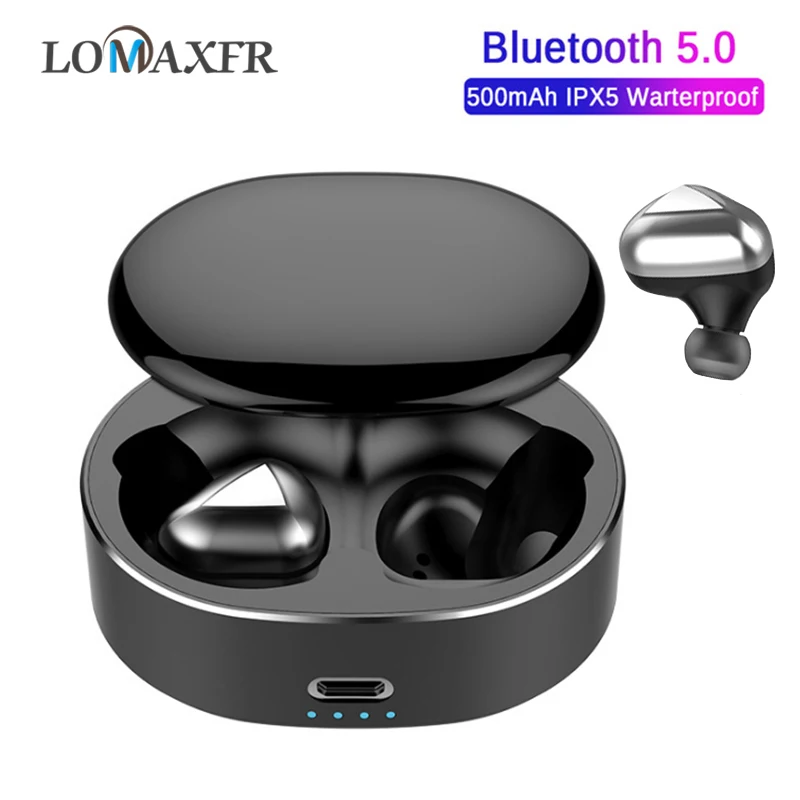 Беспроводные наушники TWS Наушники Hi Fi 6D стерео Bluetooth спортивные игровая гарнитура