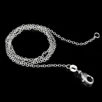 new fashion silver necklace female model thin chain high end womens jewelry high quality necklace for women gifts