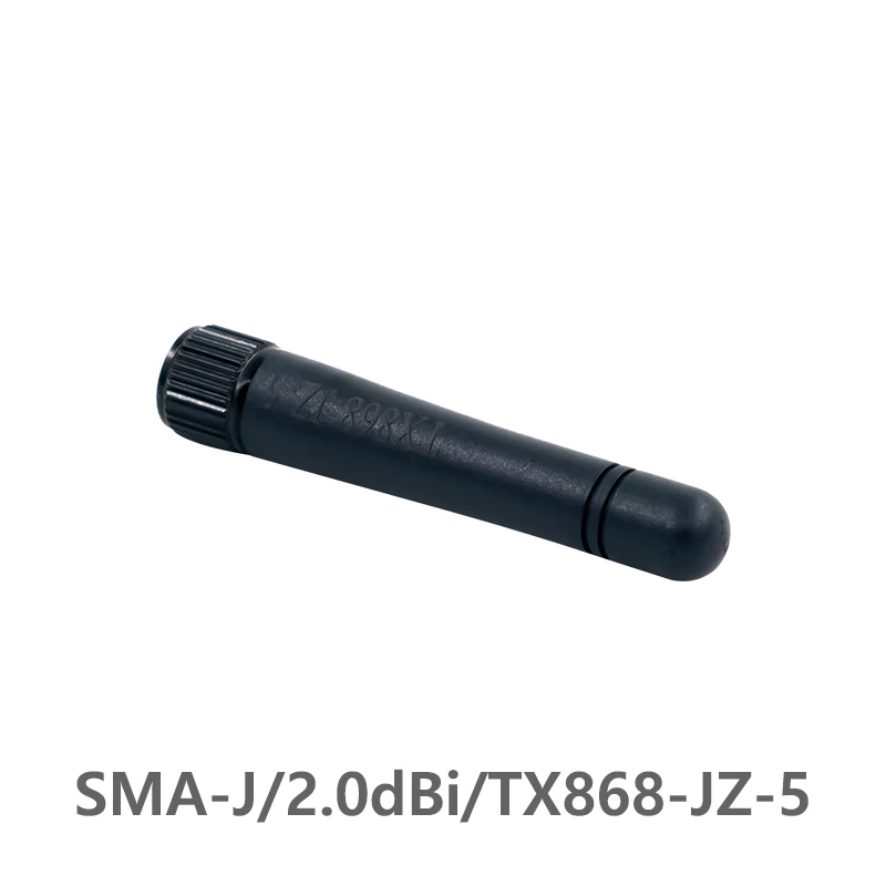 

TX868-JZ-5 868MHz 2.0dBi gain 50 Ohm SMA-J interface impedance less than 1.5 SWR high-quality omnidirectional antenna