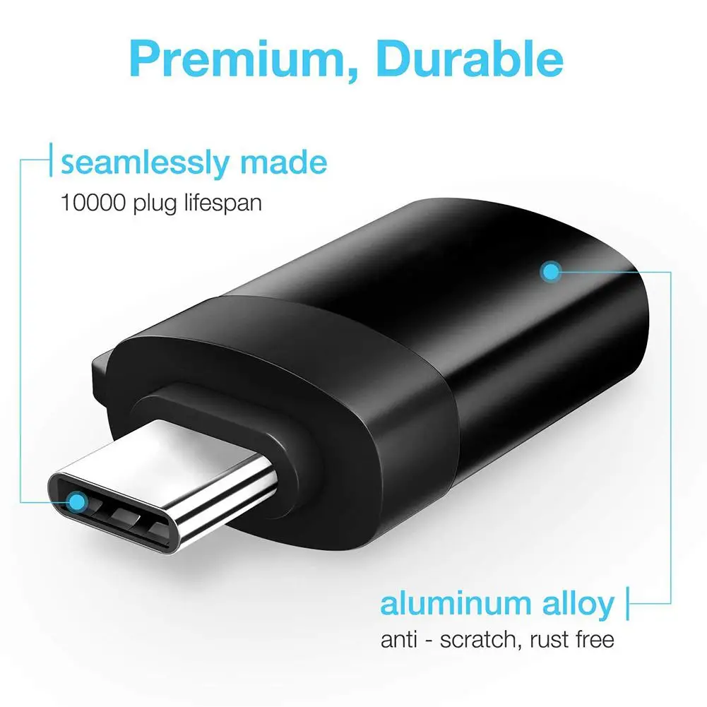Адаптер EastVita Micro USB Type C 3 0 OTG алюминиевый сплав конвертер с брелоком r20|Кабели USB| |