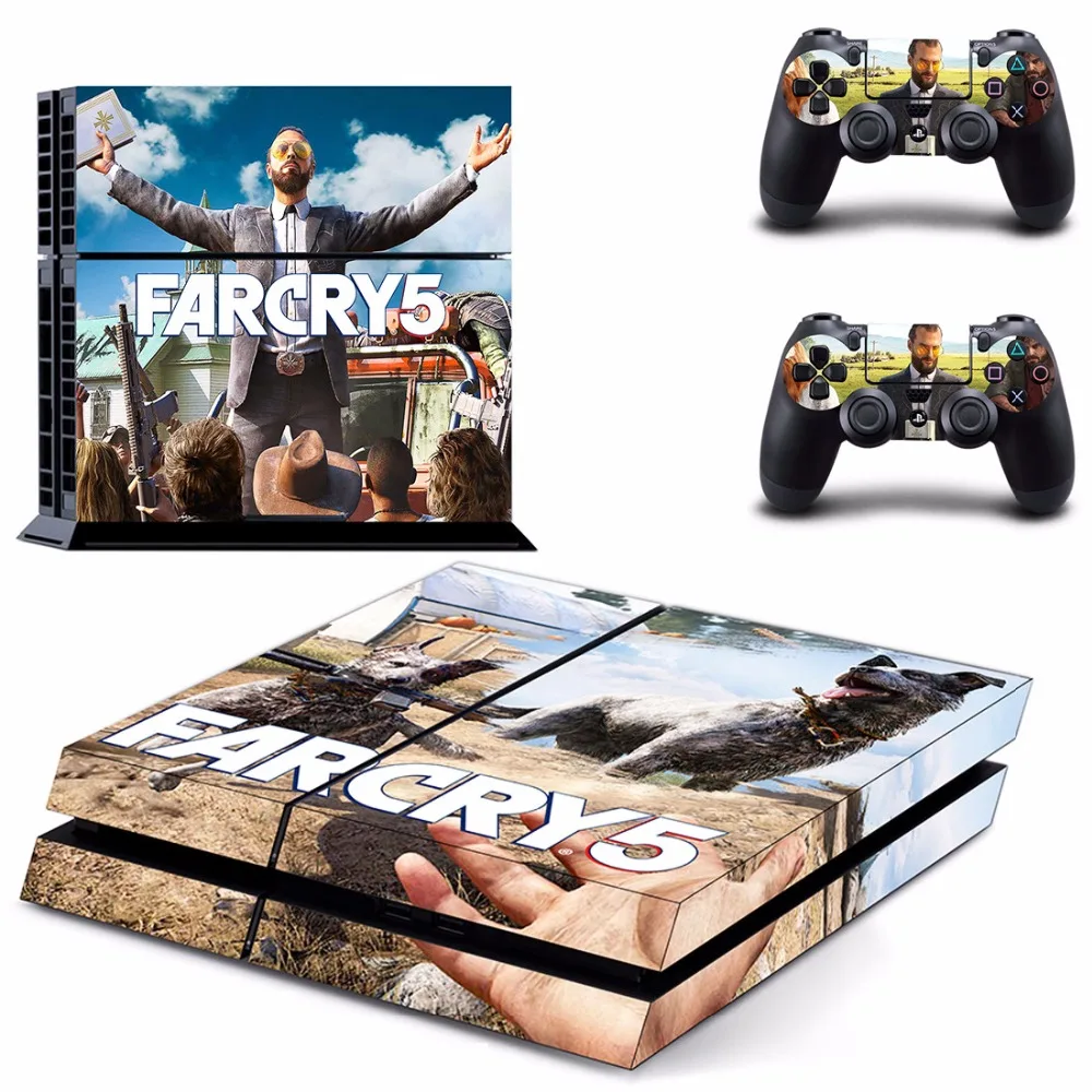 Игра Far Cry 5 Farcry PS4 кожи Стикеры наклейка для Sony Игровые приставки 4 консоли и 2